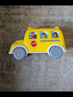 2019 Pressman Toy Inc. Wheels On The Bus Toy for Kids - Interactive Play Vehicle